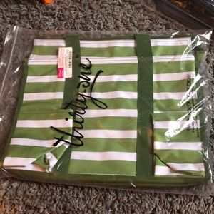 Thirty-one brand zip top organizing utility tote